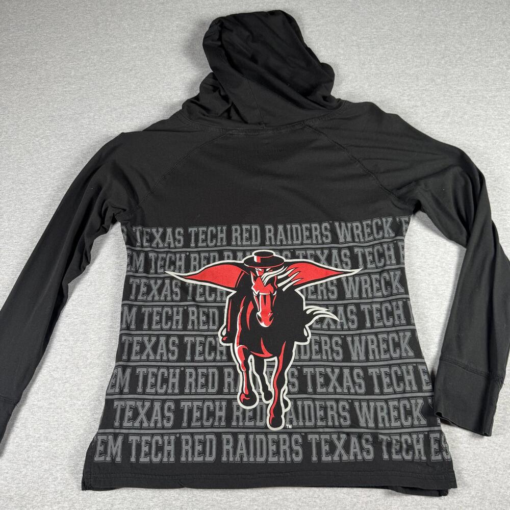 Emerson Street Women's Black Hoodie with Texas Tech Logo
